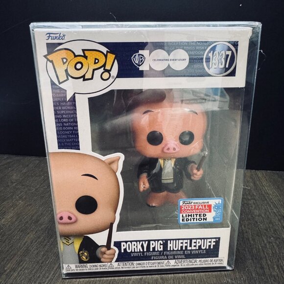 Funko Pop! Porky Pig Hufflepuff #1337 - Picture 5 of 5